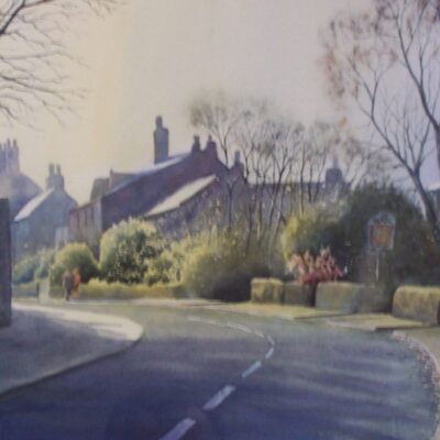 Little Crosby, Liverpool. Watercolour painting Little Crosby, Liverpool. Watercolour painting