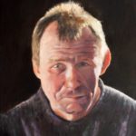 Portrait-Self Portrait of Graham McQuade in oils